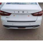 Накладка на задний бампер Лада Веста NG , Веста NG SW Cross / Защита заднего бампера Lada Vesta NG — изображение 3