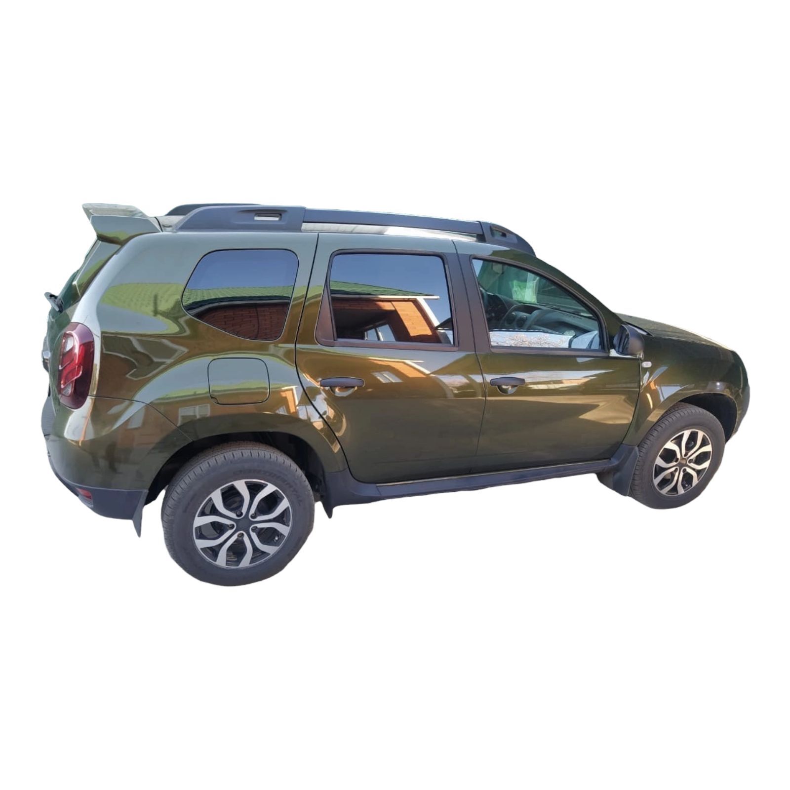 Спойлер "Чистое стекло" для Рено Дастер 2011-2020 (неокрашенный) Renault Duster / Рено Дустер